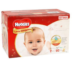 Kimberly Clark Unisex Baby Diaper Huggies® Little Snugglers Size 2 Disposable Moderate Absorbency - M-1128673-2892 - Case of 116