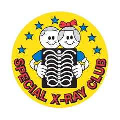 Precision Dynamics pdc® 250 per Unit Special X-Ray Club Sticker