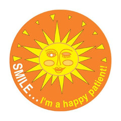 Precision Dynamics pdc® 250 per Unit Smile I am A Happy Patient Sticker