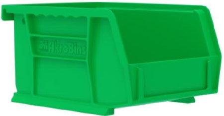 Akro-Mils Storage Bin Green Plastic 3 X 4-1/8 X 7-3/8 Inch - M-1128869-4139 - Case of 24