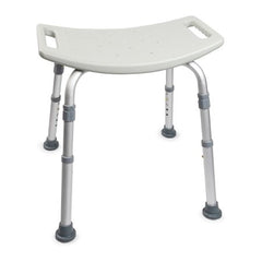 Bath Bench McKesson Without Arms Aluminum Frame Without Backrest 19-1/4 Inch Seat Width