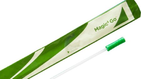 Bard Urethral Catheter Magic3® Coude Tip Hydrophilic Coated Silicone 12 Fr. 16 Inch