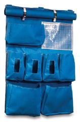 Market Lab Inc PPE Dispenser MarketLab Door Mount Blue 5 X 26-3/4 X 36 Inch Mesh