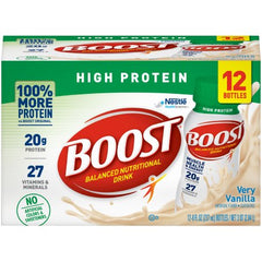 Nestle Healthcare Nutrition Oral Protein Supplement Boost® High Protein Very Vanilla Flavor Ready to Use 8 oz. Bottle