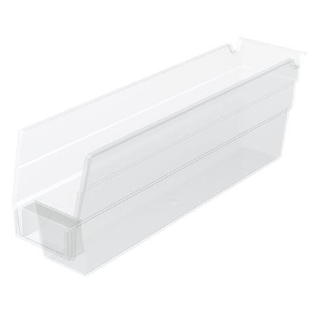 Akro-Mils Shelf Bin Clear Plastic 4 X 2-3/4 X 11-5/8 Inch - M-1129822-2877 - CT/24