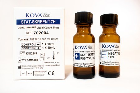 Kova International Drugs of Abuse Control Detectabuse® Stat-Skreen® Positive Level / Negative Level 2 X 10 mL