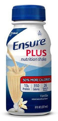 Abbott Nutrition Oral Supplement Ensure® Plus Nutrition Shake Vanilla Flavor Ready to Use 8 oz. Bottle