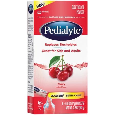 Abbott Nutrition Pediatric Oral Electrolyte Solution Pedialyte® Power Packs Cherry Flavor 17 Gram Individual Packet Powder