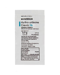 Itch Relief McKesson 1% Strength Cream 0.9 Gram Individual Packet