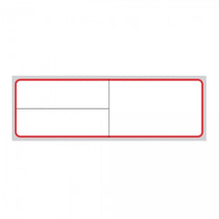 Precision Dynamics Blank Label Thermal Label White Paper 1-1/4 X 4 Inch - M-1130464-4516 - Roll of 1
