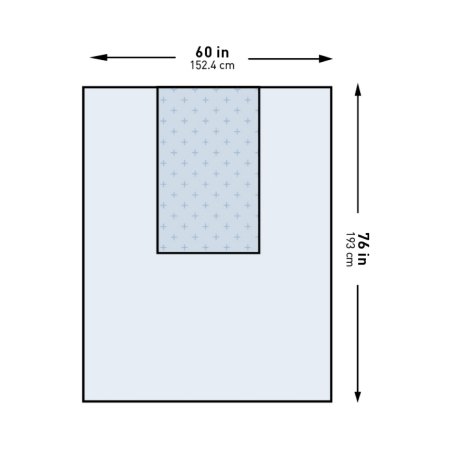 General Purpose Drape McKesson Three-Quarter Drape 60 W X 76 L Inch Sterile