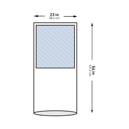 Mayo Stand Cover McKesson 23 X 54 Inch Mayo Stand