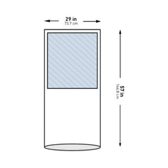 Mayo Stand Cover McKesson 29.5 X 57 Inch Mayo Stand