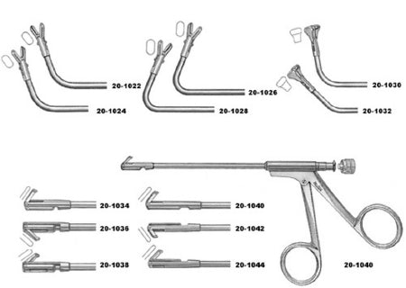 Miltex Biopsy Forceps Miltex® 4-3/4 Inch Length OR Grade German Stainless Steel Luer Lock Finger Ring Handle 3 X 5 mm Cups, 70° Horizontal Jaws - M-1130898-4175 - Each