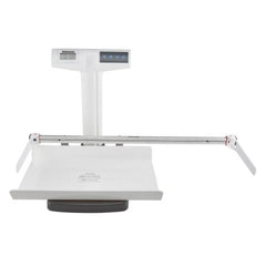 Health O Meter Pediatric Scale with Height Rod Health O Meter® Digital LCD Display 50 lbs. Weight Capacity White Battery Operated