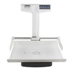 Health O Meter Pediatric Scale with Height Rod Health O Meter® Digital LCD Display 50 lbs. Weight Capacity White Battery Operated