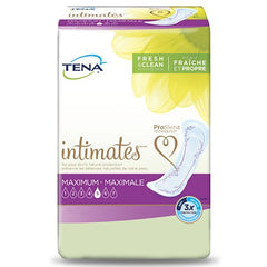 Essity HMS North America Inc Bladder Control Pad TENA® Intimates™ Maximum Long 15 Inch Length Heavy Absorbency Dry-Fast Core™ One Size Fits Most Adult Female Disposable - M-1131554-1442 - Bag of 12