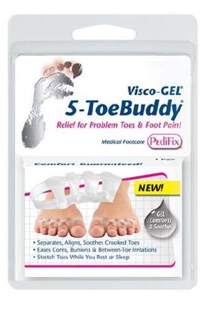 Pedifix Toe Spacer Visco-GEL® 5-ToeBuddy® Left or Right Foot