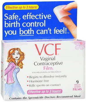 Apothecus Vaginal Contraceptive Film VCF® 28% Strength 9 per Box