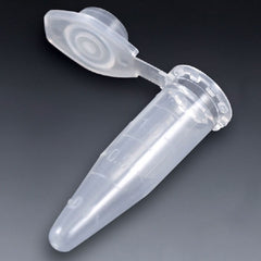 Globe Scientific Microcentrifuge Tube Conical Bottom Plain 1.5 mL Without Color Coding Snap Cap Polypropylene Tube
