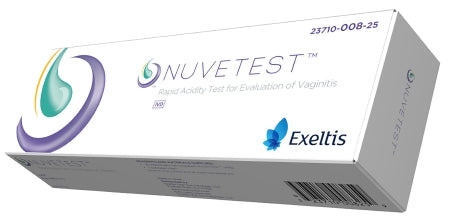 Exeltis USA Inc Rapid Test Kit NuveTest™ Rapid Acidity Test Bacterial Vaginosis (BV) / Trichomoniasis Test Vaginal Secretion Sample 25 Tests