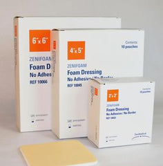 Focus Health Group Foam Dressing Zenifoam 4 X 5 Inch Rectangle Without Border Sterile