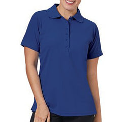 Fashion Seal Uniforms Polo Shirt X-Small Royal Blue Without Pockets Short Sleeve Female