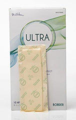 Milliken & Company Silicone Foam Dressing ULTRA 4 X 10 Inch Square Silicone Adhesive with Border Sterile