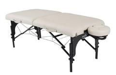 Earthlite Massage Tables TABLE, MASSAGE PREMER VANILLA CREME W/CARRYING CASE/HEADREST
