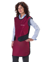 Wolf X-Ray Easy Wrap X-Ray Apron with Thyroid Collar Navy Blue Medium