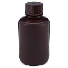 Globe Scientific Laboratory Bottle Diamond RealSeal™ Narrow Mouth / Round HDPE / Polypropylene Closure 125 mL (4 oz.)