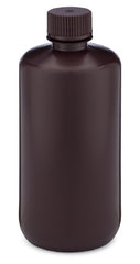 Globe Scientific Laboratory Bottle Diamond RealSeal™ Narrow Mouth / Round HDPE / Polypropylene Closure 500 mL (16 oz.)