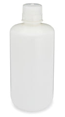 Globe Scientific Laboratory Bottle Diamond RealSeal™ Narrow Mouth / Round HDPE 1,000 mL (32 oz.)