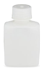 Globe Scientific Laboratory Bottle Diamond RealSeal™ Rectangular / Wide Mouth HDPE / Polypropylene Closure 125 mL (4 oz.)