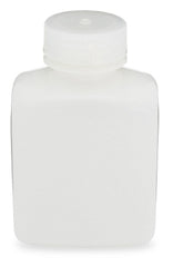 Globe Scientific Laboratory Bottle Diamond RealSeal™ Rectangular / Wide Mouth HDPE / Polypropylene Closure 250 mL (8 oz.)