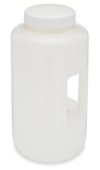 Globe Scientific Laboratory Bottle Diamond RealSeal™ Square / Wide Mouth HDPE / Polypropylene Closure 4 Liter