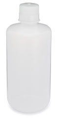 Globe Scientific Laboratory Bottle Diamond RealSeal™ Narrow Mouth / Round LDPE 1,000 mL (32 oz.)