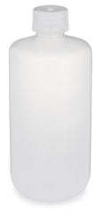 Globe Scientific Boston Round Bottle Diamond RealSeal™ Narrow Mouth / Round Polypropylene 500 mL (16 oz.)