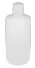Globe Scientific Boston Round Bottle Diamond RealSeal™ Narrow Mouth / Round Polypropylene 1,000 mL (32 oz.)