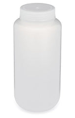 Globe Scientific Laboratory Bottle Diamond RealSeal™ Round / Wide Mouth Polypropylene 1,000 mL (32 oz.)