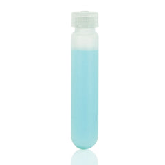 Globe Scientific Oakridge Centrifuge Tube Round Bottom Plain 10 mL Without Color Coding Attached Screw Cap Polypropylene Tube