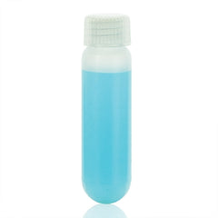 Globe Scientific Oakridge Centrifuge Tube Round Bottom Plain 30 mL Without Color Coding Attached Screw Cap Polypropylene Tube