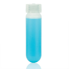 Globe Scientific Oakridge Centrifuge Tube Round Bottom Plain 50 mL Without Color Coding Attached Screw Cap Polypropylene Tube
