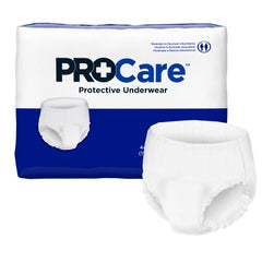 First Quality Unisex Adult Absorbent Underwear ProCare™ Pull On with Tear Away Seams Large Disposable Moderate Absorbency - M-1133927-1980 - Bag of 18