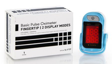 Fingertip Pulse Oximeter McKesson Battery Operated Without Alarm