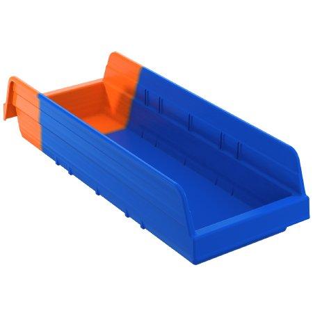 Akro-Mils Storage Bin Indicator® Bin Blue / Orange Plastic 4 X 6-5/8 X 17-7/8 Inch - M-1134551-4304 - Case of 12