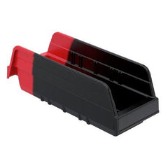 Akro-Mils Storage Bin Indicator® Bin Red / Black Plastic 4 X 4-1/8 X 11-5/8 Inch - M-1134552-1503 - Case of 24