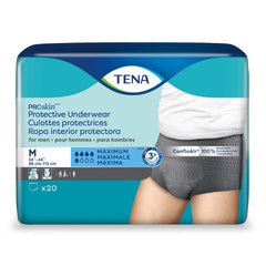 Essity HMS North America Inc Male Adult Absorbent Underwear TENA ProSkin™ Pull On with Tear Away Seams Medium Disposable Moderate Absorbency - M-1135410-3431 - Case of 80