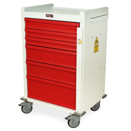 Harloff CART, MRI 6DRWR BREAKAWAY LOCKALUM RED