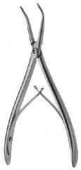 V. Mueller Synovectomy Rongeur V. Mueller® Friedman Extra Delicate Strong Curved Tips Double Spring Plier Type Handle 2 X 5 mm Bite, 7 Inch Length - M-1135977-3922 - Each